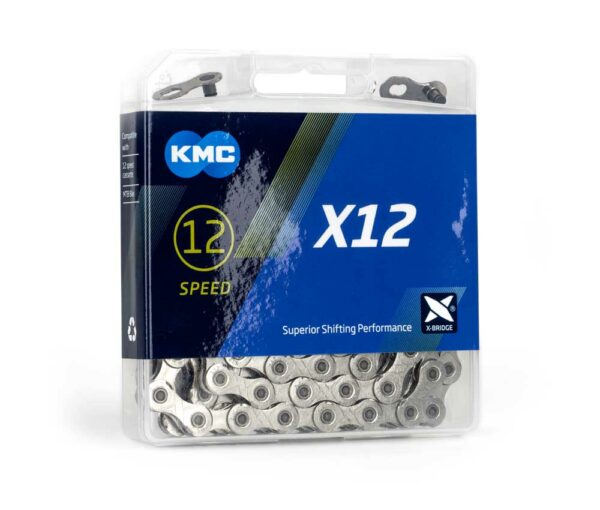 Kmc Ketju 12-v X12 Silver, 1/2 x 11/128", 126L-126 Links